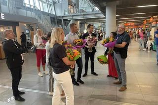 Klaudia Zwolińska na lotnisku