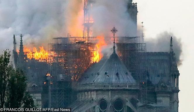 Płonie Katedra Notre-Dame w Paryżu