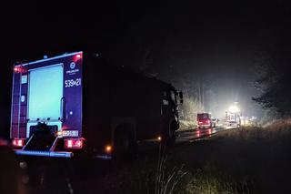 Tragiczny wypadek pod Świeciem. Auto 31-latka stanęło w płomieniach! Mężczyzna nie miał szans