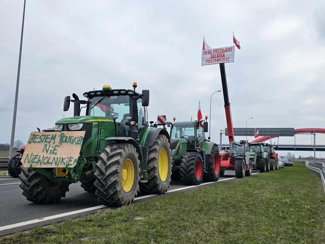 Protest rolników na Podkarpaciu