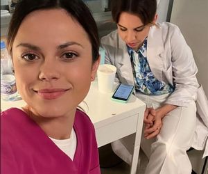 M jak miłość na planie. Kasia (Paulina Lasota), Aneta (Ilona Janyst)