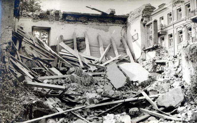 Zniszczenia w Lublinie na skutek bombardowania 9 IX 1939 roku