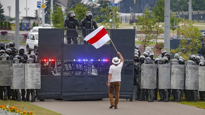 Wielka manifestacja na Białorusi