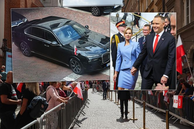 Nawrocki nagle zatrzymał kolumnę i wysiadł z auta! 