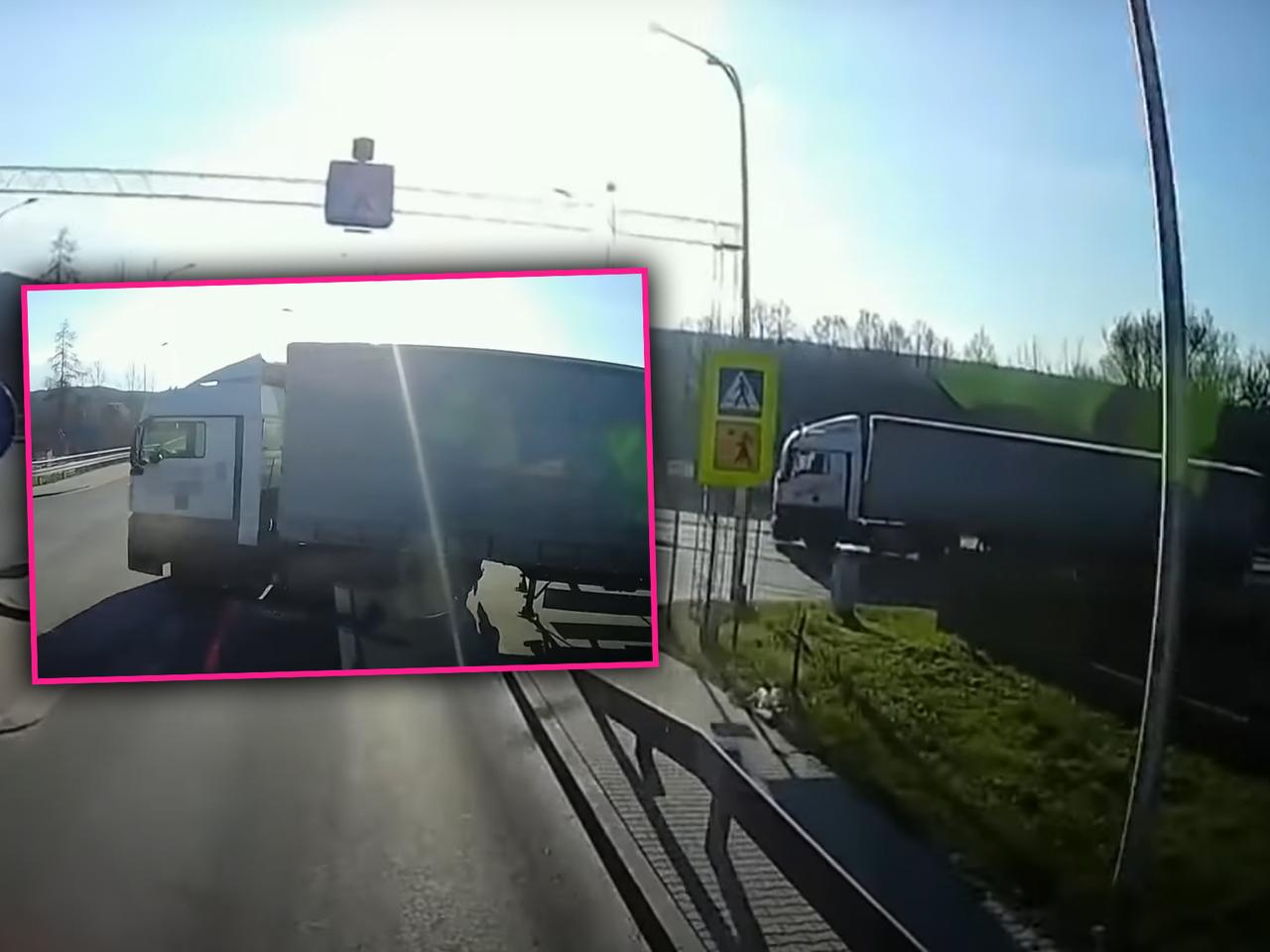 Wjechał na skrzyżowanie, jak do SIEBIE! Ten WYPADEK mógł się skończyć TRAGEDIĄ - WIDEO