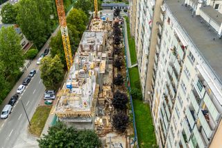 Inwestycja Wola Księcia Janusza w Warszawie w budowie