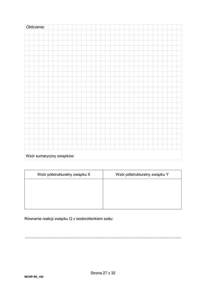 Matura 2024: chemia rozszerzona – ARKUSZ FORMUŁA 2023