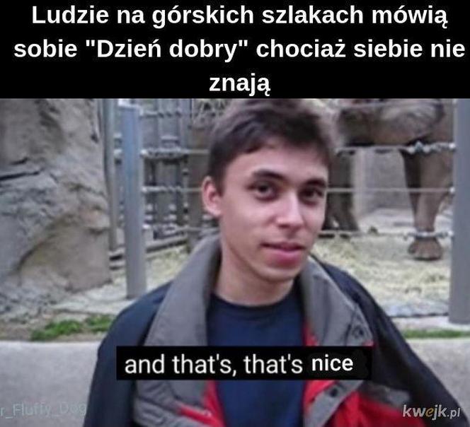 Najlepsze memy o turystach w górach. Te obrazki znane z Tatr bawią do łez 