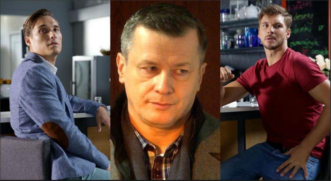 M jak miłość. Marcin (Mikołaj Roznerski), Grzegorz (Wojciech Majchrzak), Olek (Maurycy Popiel)