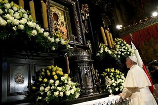Papież Franciszek na Jasnej Górze