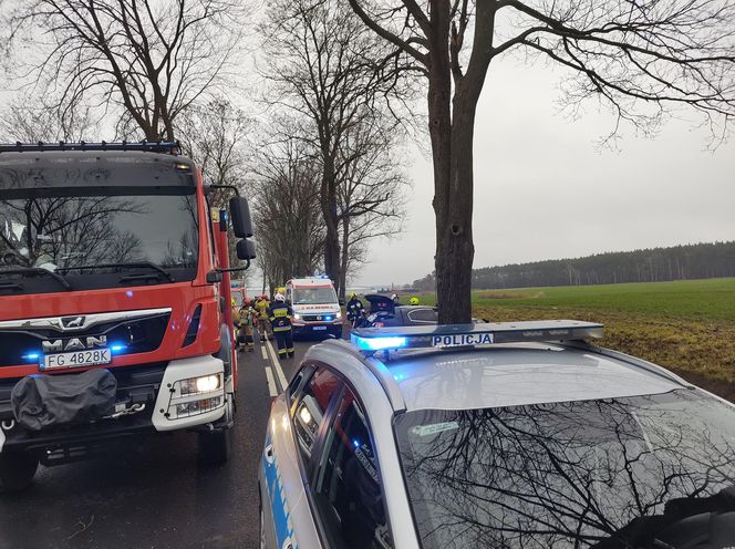 Poważny wypadek na trasie Radoszyn - Chociule pod Świebodzinem