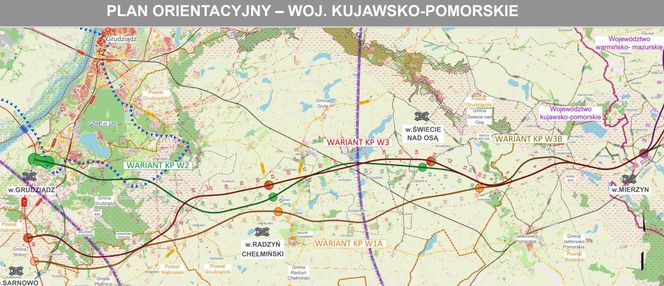 Nowa droga ekspresowa z Mazur do autostrady A1. Wybrano ostateczny wariant połączenia
