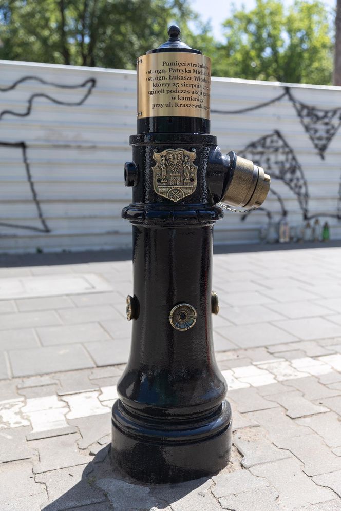 Tablica na hydrancie