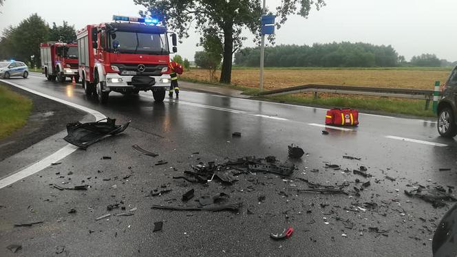 Groźny wypadek na krajowej „ósemce” pod Wrocławiem
