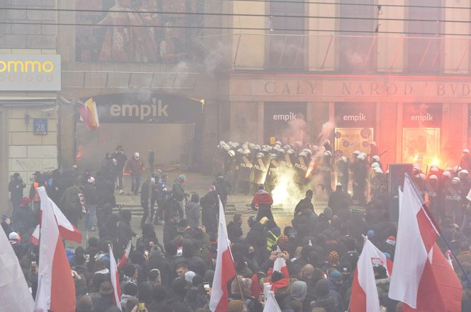 Największe zadymy na Marszu Niepodległości