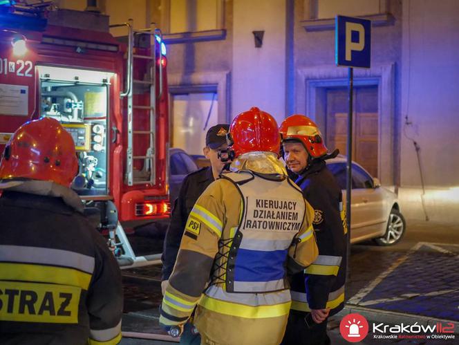 Groźny pożar w budynku Filharmonii Krakowskiej