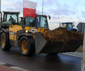 Protest rolników na Warmii i Mazurach