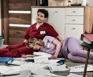 Pierwsza miłość odc. 4017. Kacper (Damian Kulec), Maja (Julia Kamińska)