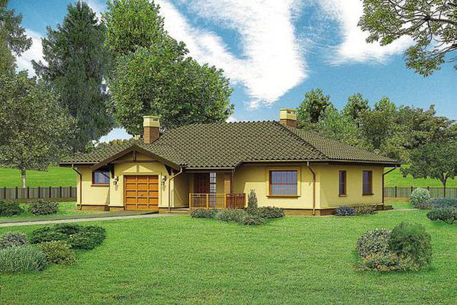 Dom idealnie połączony z ogrodem, czyli projekty domów parterowych typu bungalow 