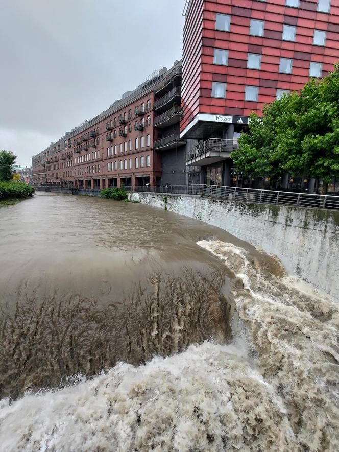 Bielsko-Biała. Skutki ulewy