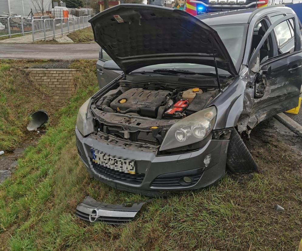 Jedna osoba poszkodowana w wypadku na DK 12 w Lasocicach koło Leszna