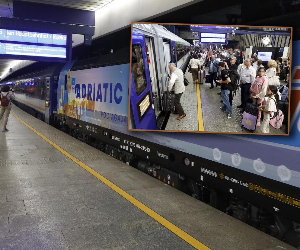 Pierwszy pociąg do Rijeki odjechał z Warszawy! Tłumy pasażerów. Wszystkie miejsca zajęte