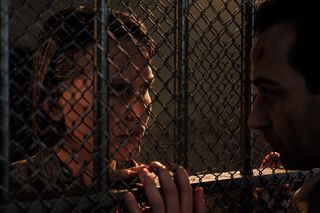 Gra z Cieniem, odcinek 7. Helena Bielawska (Natalia Rybicka), Witold Kosek (Marcin Hycnar)