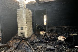 Julianka k/ Michałowa (woj. podlaskie). Adam W. (+50 l.) spłonął w pożarze swojego domu.