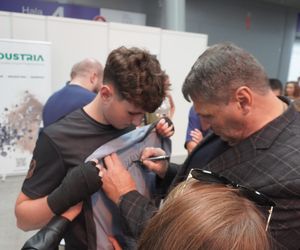 Andrzej Gołota na Targach Boksu w Kielcach