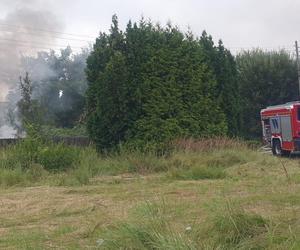 Na niebie widoczne były kłęby dymu. W Bielsko-Białej paliły się wraki samochodów