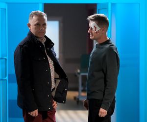 M jak miłość, odc. 1876. Paweł (Rafał Mroczek), Artur (Robert Moskwa)