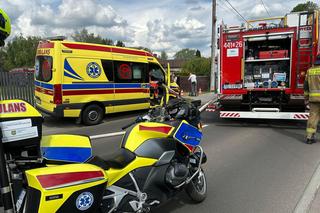 Pożar i zawalenie budynku w Dąbrowie Górniczej