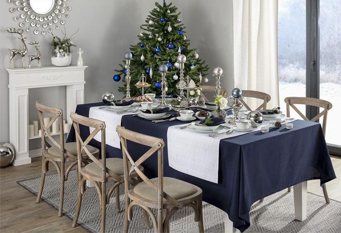 stół wigilijny w stylu skandynawskim