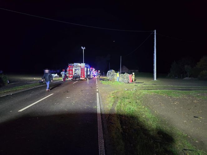 Tragiczny wypadek pod Golubiem-Dobrzyniem! Zginęła jedna osoba