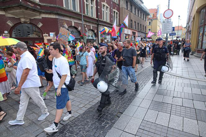 Marsz Równości w Gliwicach przeszedł przez centrum miasta