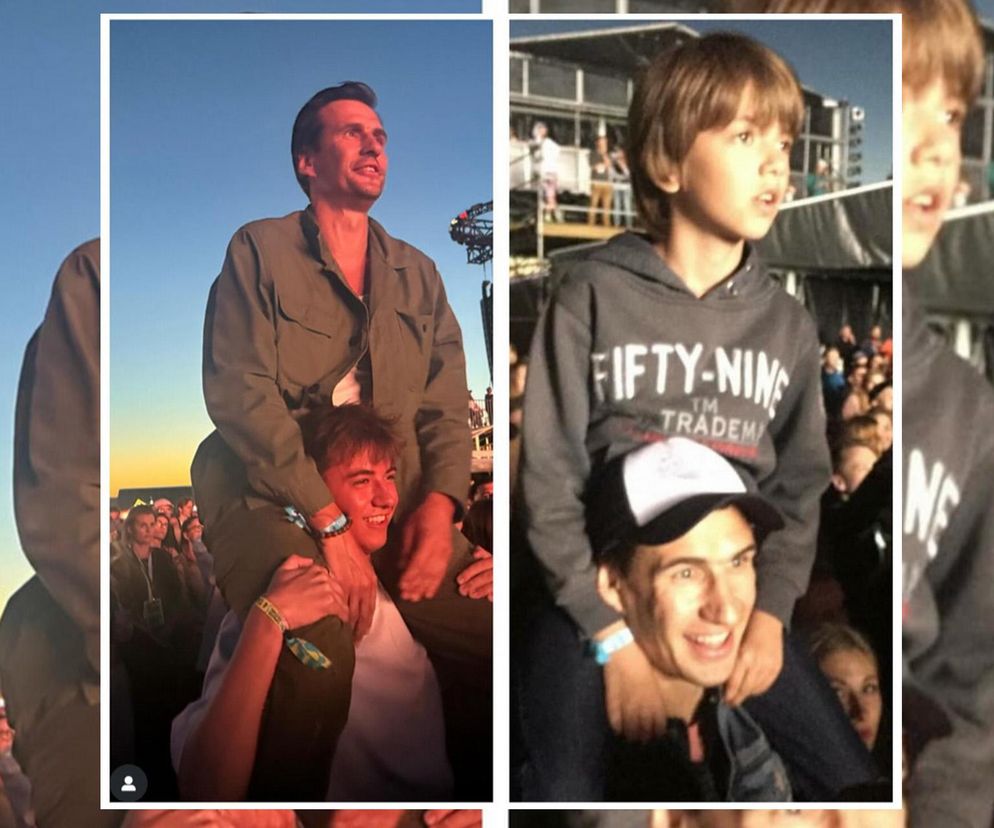 Jarosław Bieniuk z synem