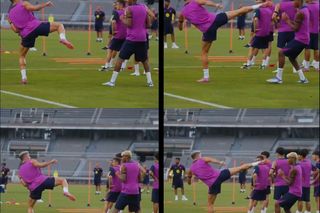 Robert Lewandowski i Lamine Yamal