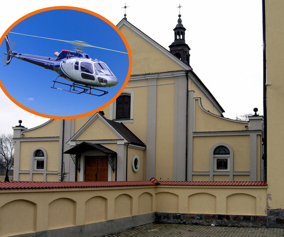 Nowa ślubna moda? Para młoda przyleciała do kościoła helikopterem! Hit czy kit?