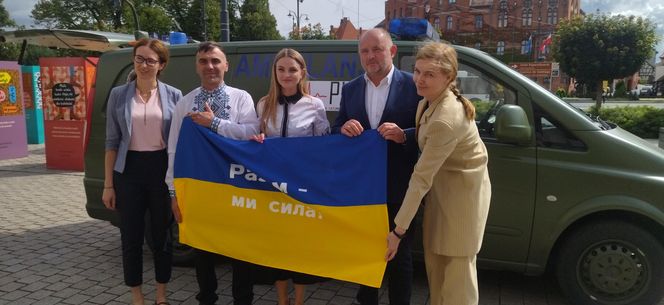 Bydgoska karetka przekazana Ukrainie