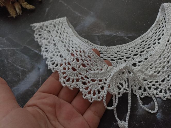 Kołnierzyki na szydełku, piękne wzory