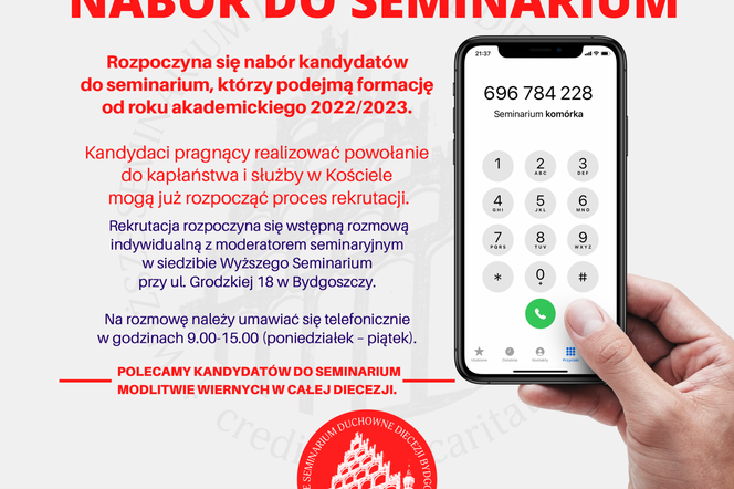 Rozpoczął się nabór do Seminarium Duchownego Diecezji Bydgoskiej
