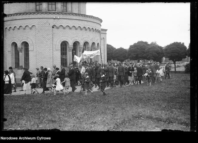 Boże Ciało w kościele garnizonowym 1 Pułku Szwoleżerów - 1930 rok