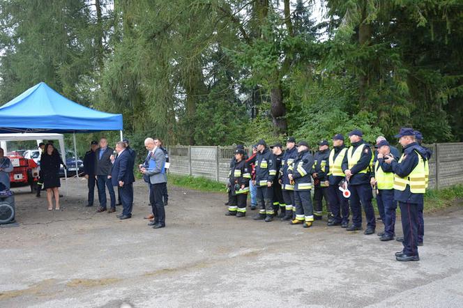 Akcja profilaktyczna "Bezpieczny przejazd" w Koszewnicy w gminie Kotuń w 2021 roku