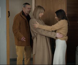 Barwy szczęścia odc. 3195. Agnieszka (Katarzyna Tlałka), Kasia (Katarzyna Glinka), Czesław (Marian Jaskulski)