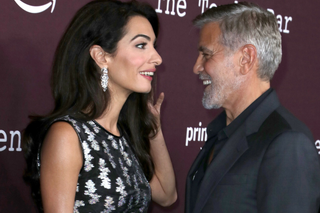 Amal Clooney i George Clooney na premierze w Los Angeles
