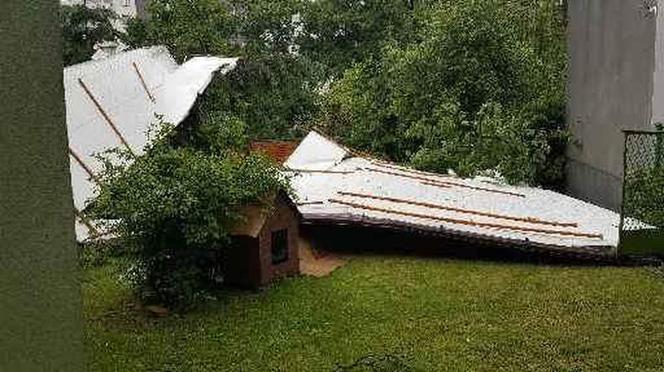 Burza nad Śląskiem zbiera żniwo. Połamane drzewa i braki w dostawie prądu [ZDJĘCIA, WIDEO]