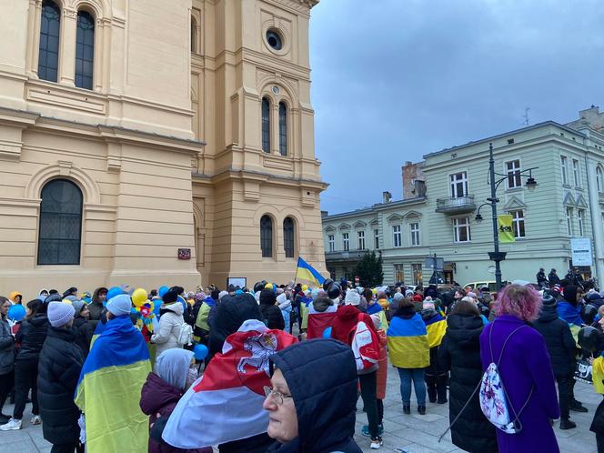 Marsz "Pokój dla Ukrainy" w Łodzi