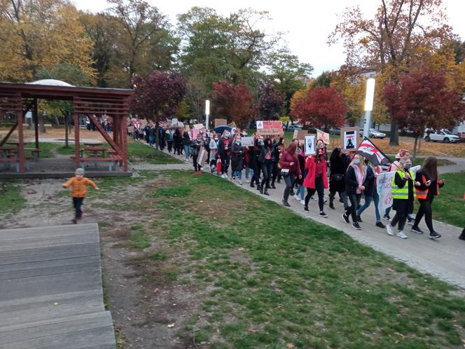 środowy protest w Lesznie