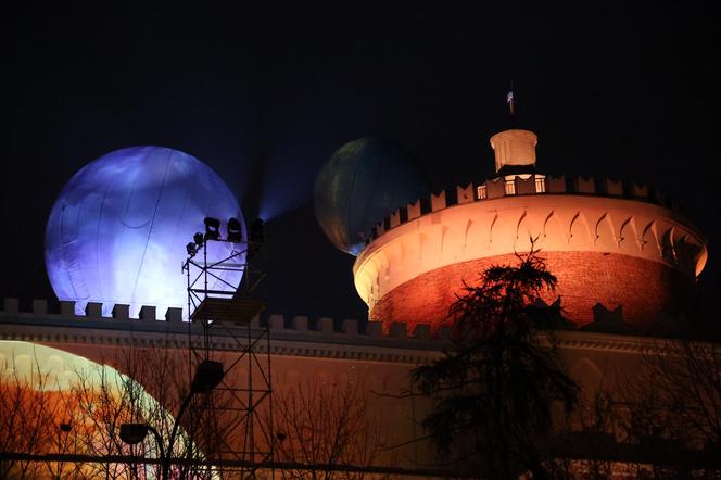 Planety nad zamkiem w Lublinie