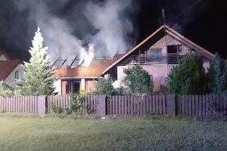 Pożar domu w powiecie janowskim